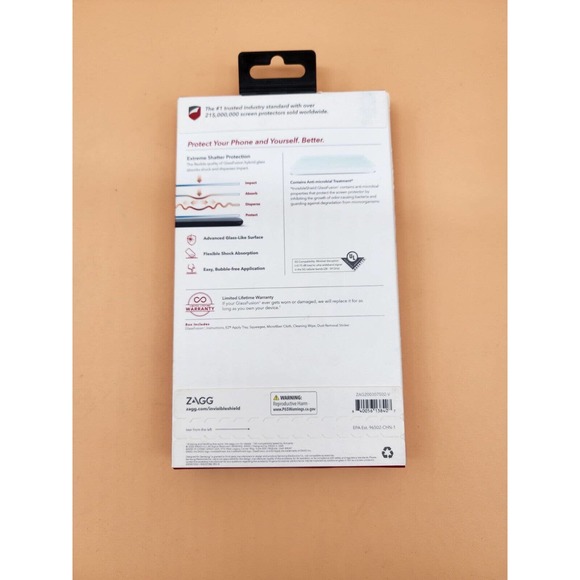 InvisibleShield GlassFusion+ Screen Protector for Samsung Galaxy S21 Ultra 5G - Picture 2 of 4